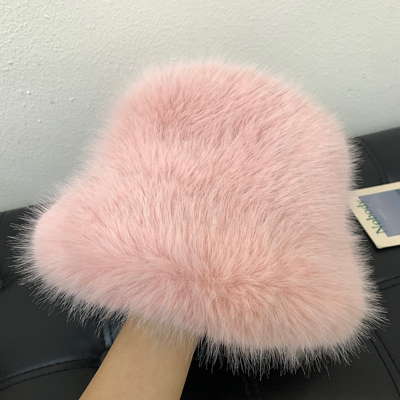 Chapeau seau en fourrure - Molinse