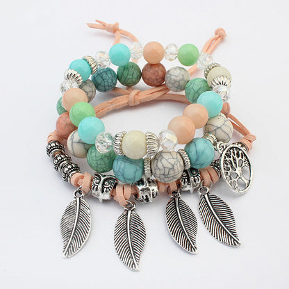 Elan™  Ensemble de Bracelets Bohème - Molinse