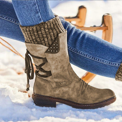 Bottes mi-hautes à talon carré - Molinse
