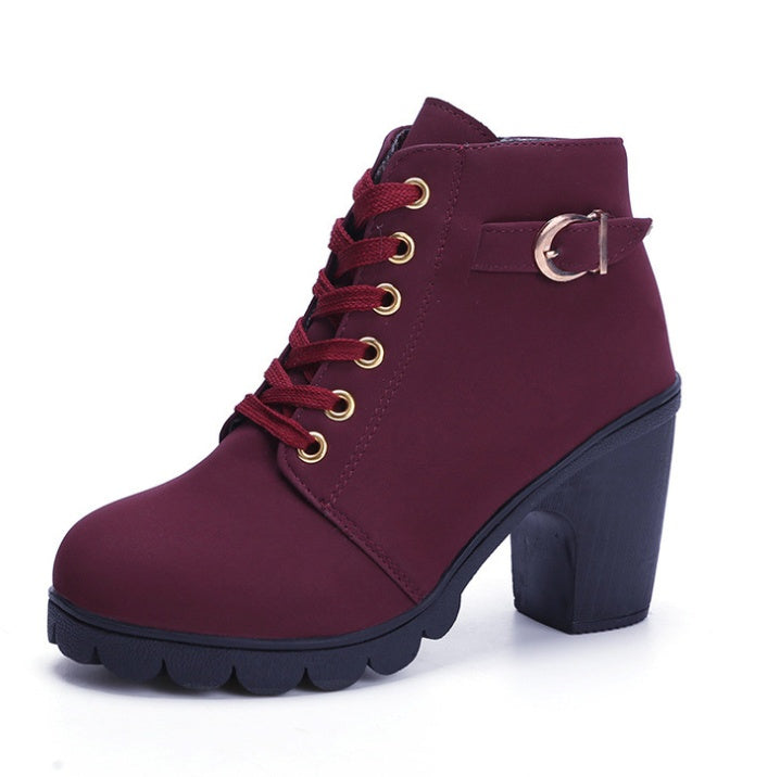 Bottes à Talons Bloc Chunky - Molinse