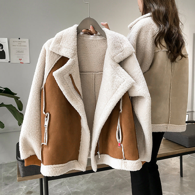 Veste Motarde en Daim Ultra-Tendance - Molinse