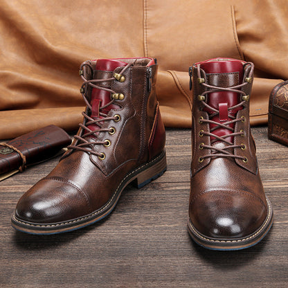 Bottines Oxford en cuir classiques pour hommes - Molinse