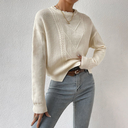 Pull à fond irrégulier à la mode pour femmes - Molinse