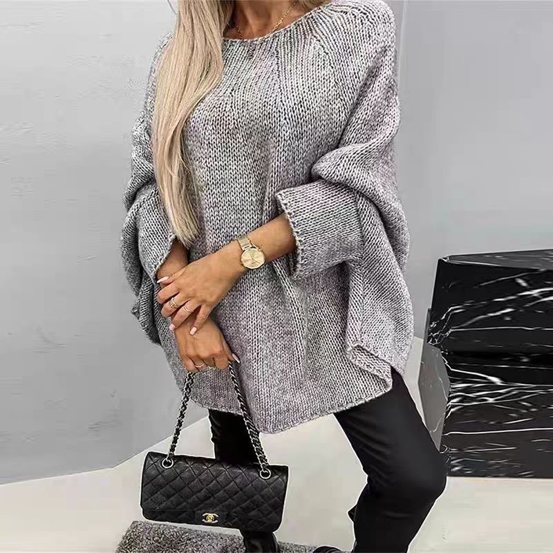 Pull d’Hiver Oversize à Manches Chauve-Souris. - Molinse