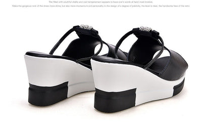 Sandales femme compensées ultra-légères