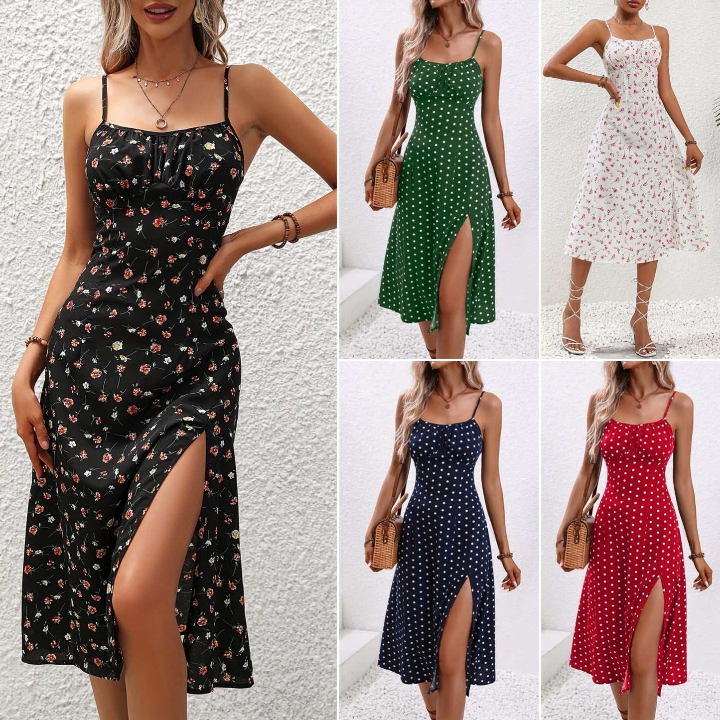 Robe Fluide à Pois – Style Estival Chic