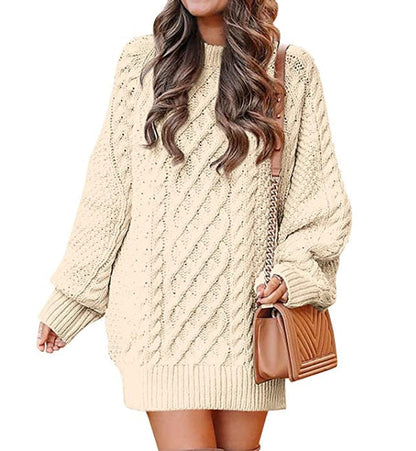 Pull Mi-Long en Tricot Torsadé - Molinse