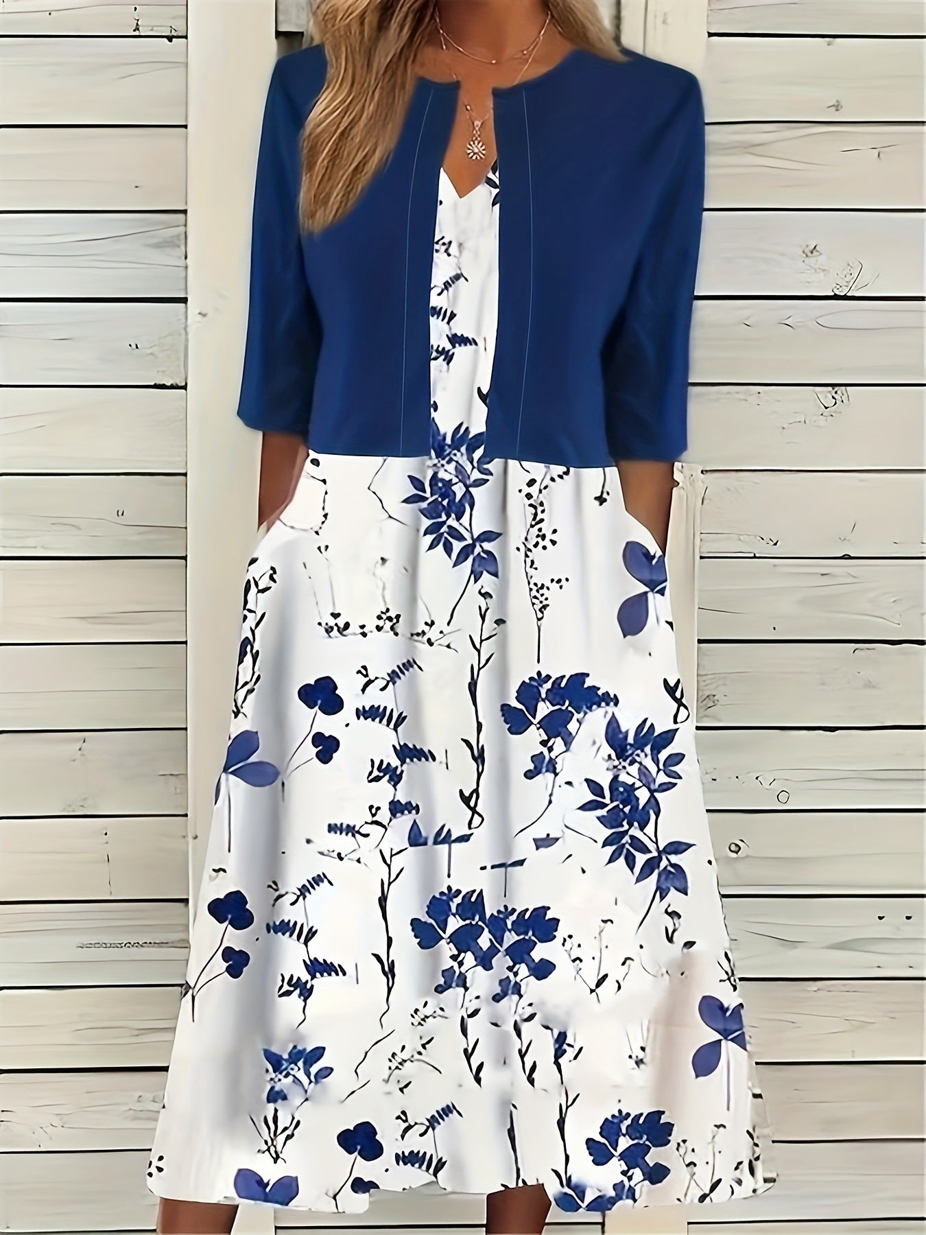 Ensemble haut et robe fleurie - Molinse