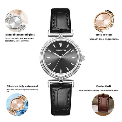 Montre Raffinée à Cadran Inspiration Marbre - Molinse