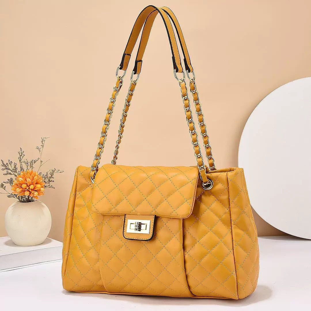 Sac messager à bandoulière avec chaîne