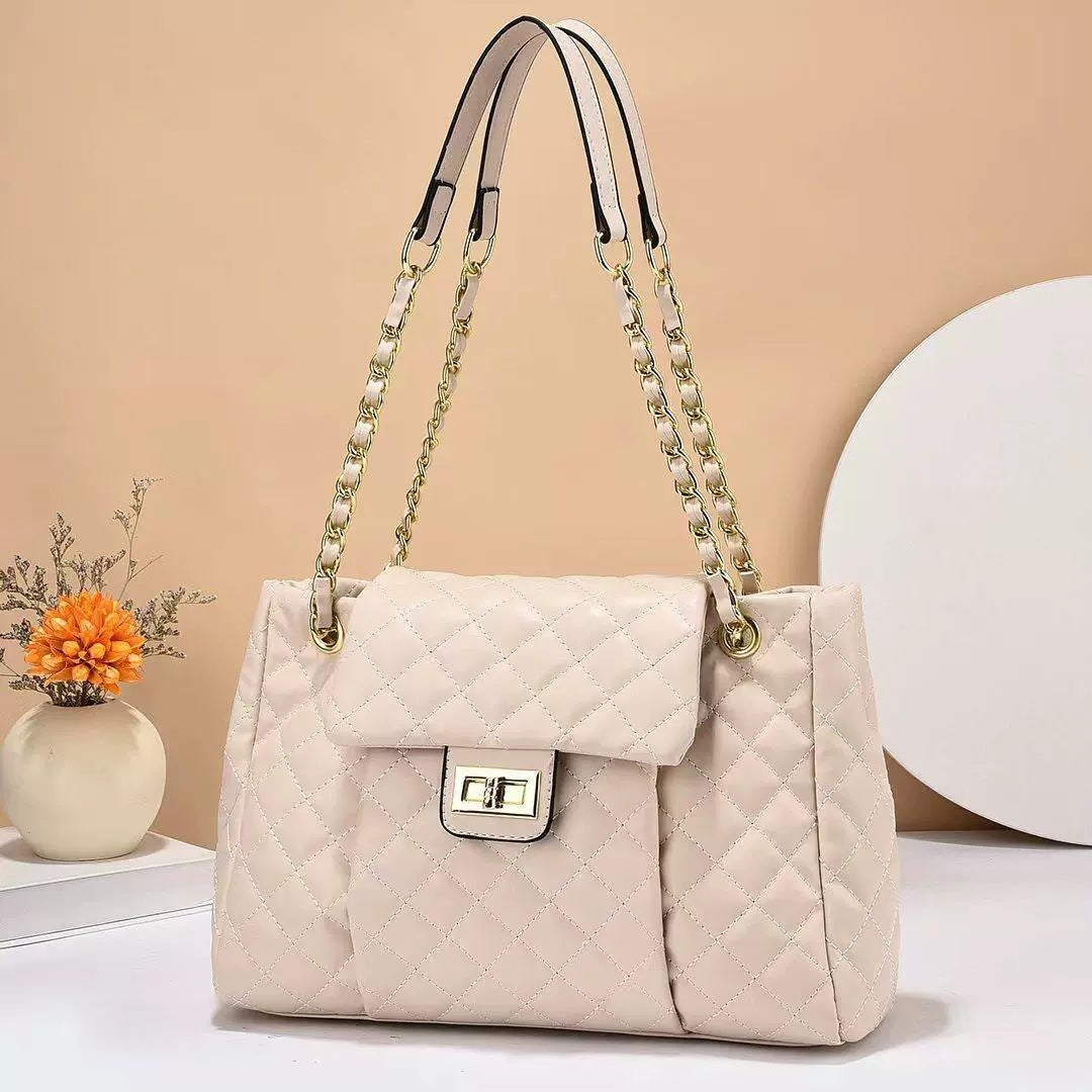 Sac messager à bandoulière avec chaîne