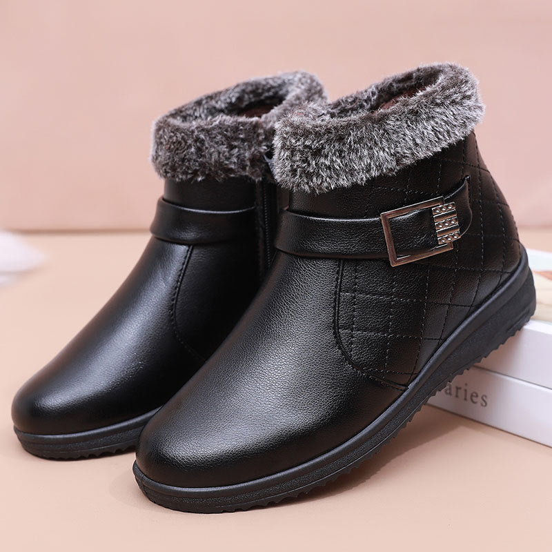Botte orthopédique femme doublée avec de la fourrure et imperméable - Molinse
