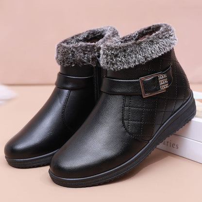 Botte orthopédique femme doublée avec de la fourrure et imperméable - Molinse