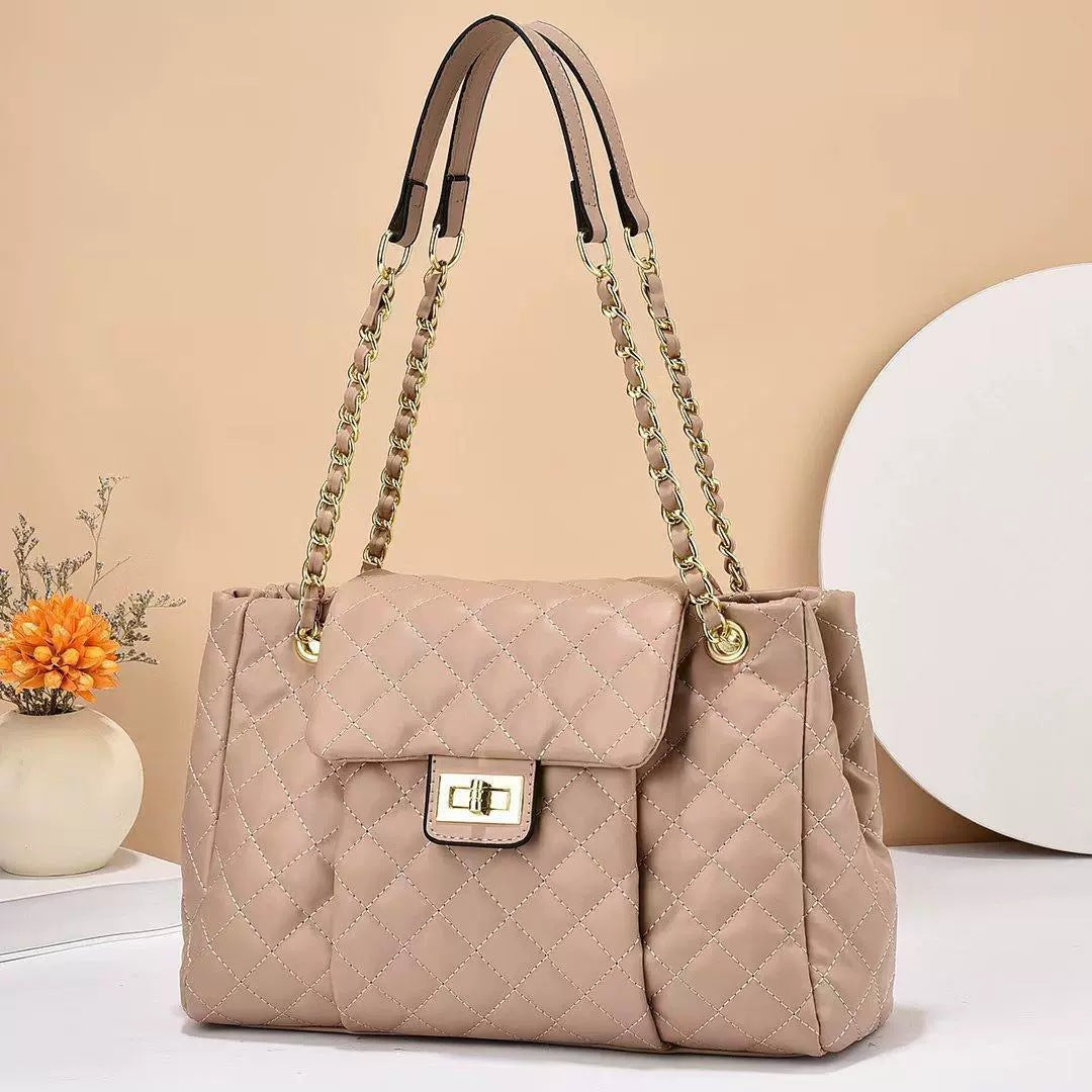 Sac messager à bandoulière avec chaîne