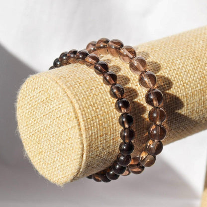 Smoky Quartz Bracelet ✦ Surpass yourself and conquer your fears-0