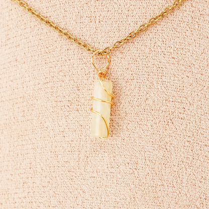 Pendant | Mini Jade Pillars “Plum Blossoms”