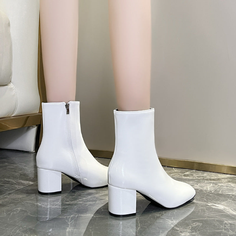 Bottes mode simple talons hauts - Molinse