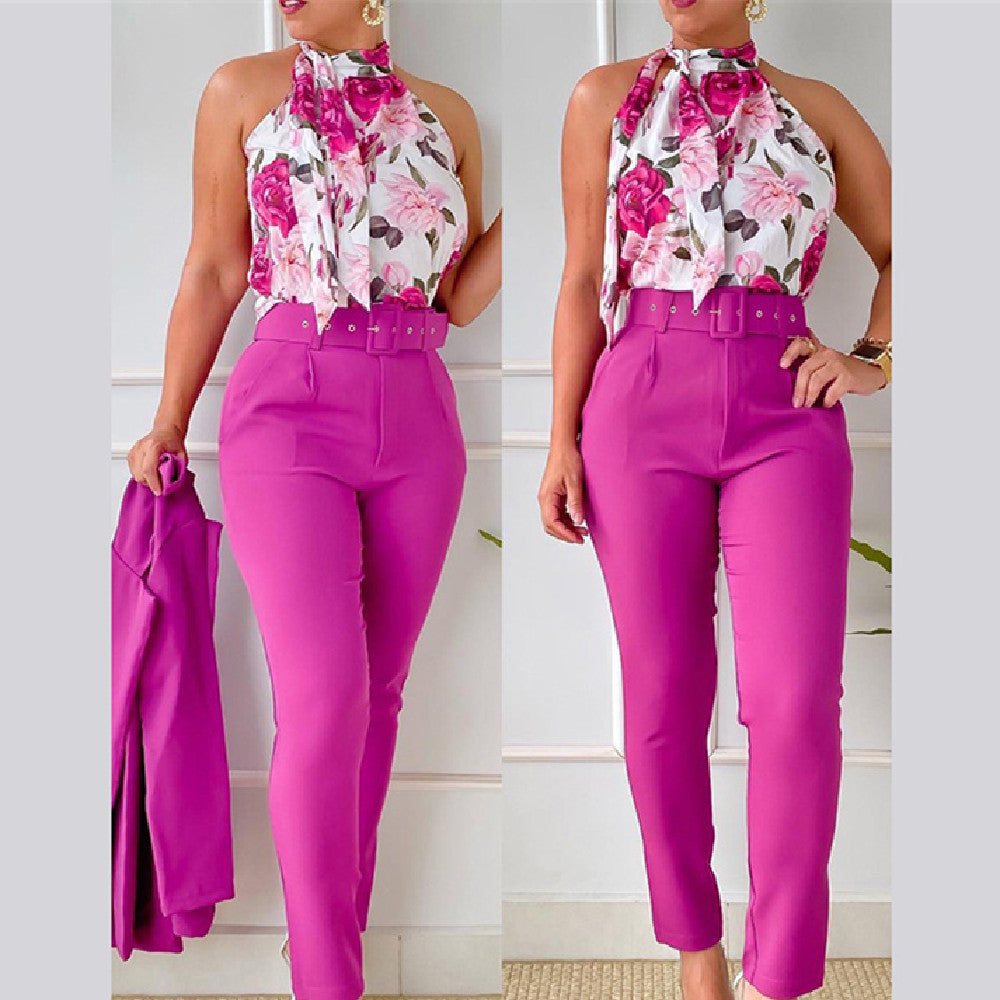 SELVA™ Ensemble Floral Glamour Chic et Moderne - Molinse