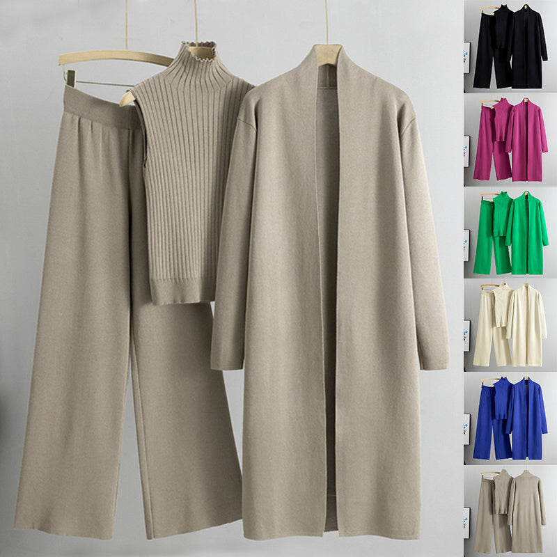 Amélie™ Ensemble Tricot Femme 3 Pièces Élégance et Confort - Molinse