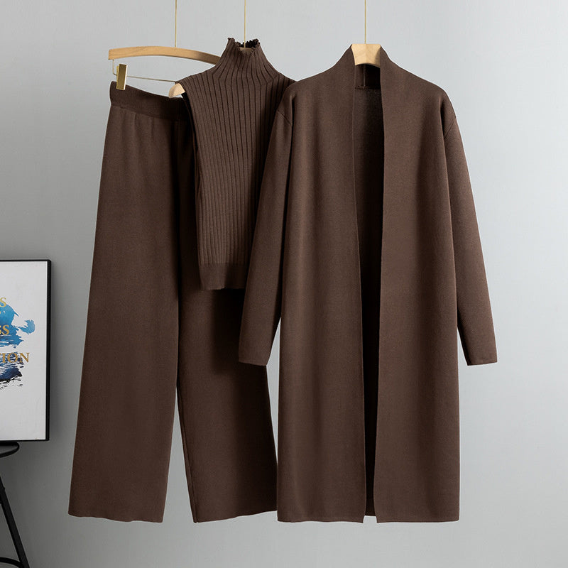 Amélie™ Ensemble Tricot Femme 3 Pièces Élégance et Confort - Molinse