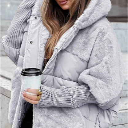 Manteau en duvet neuf pour femme, coupe ample
